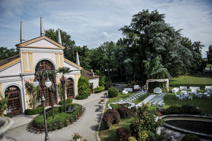 Villa Selmi Polesella e il matrimonio abbia inizio