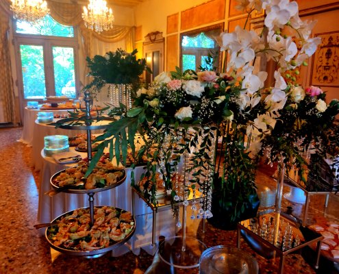 MENÙ MATRIMONIO IN VILLA SELMI: INEGUAGLIABILE! 1 Buffet matrimonio Ferrara